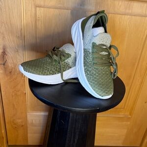J/SLIDES Urban Sport Olive and Cream Sneakers